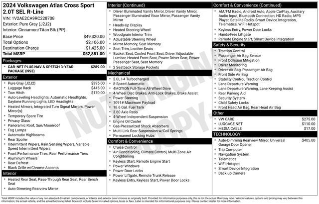 2024 Volkswagen Atlas Cross Sport 2.0T SEL R-Line