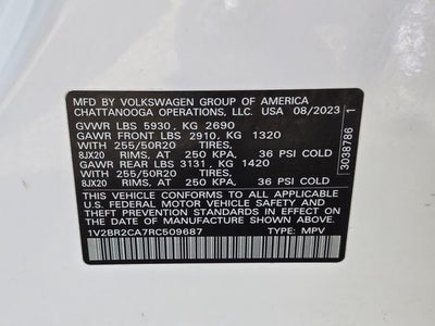 2024 Volkswagen Atlas 2.0T SEL