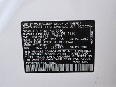 2024 Volkswagen Atlas 2.0T SEL Premium R-Line