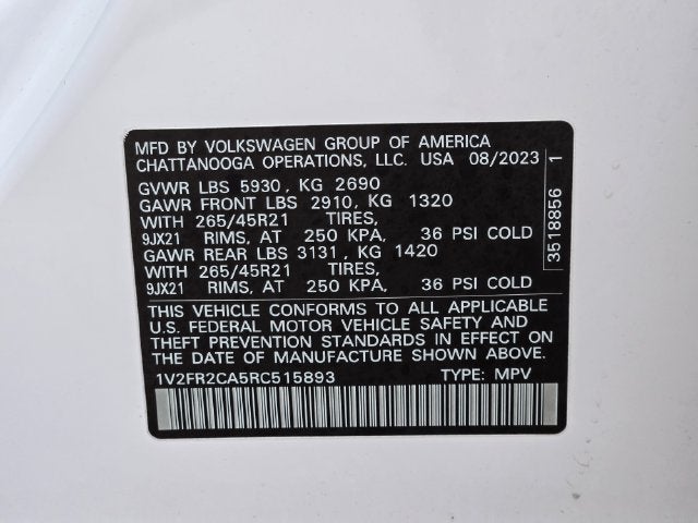2024 Volkswagen Atlas 2.0T SEL Premium R-Line