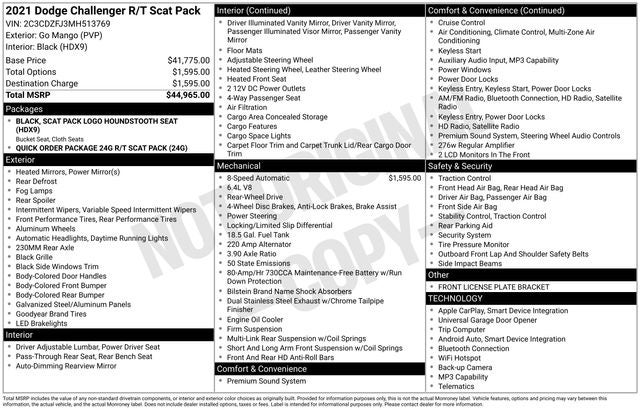 2021 Dodge Challenger R/T Scat Pack
