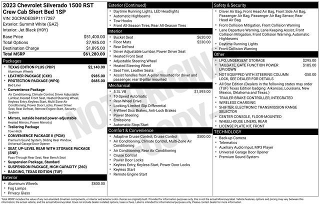 2023 Chevrolet Silverado 1500 RST