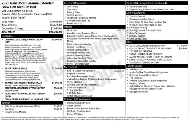 2023 RAM 3500 Laramie