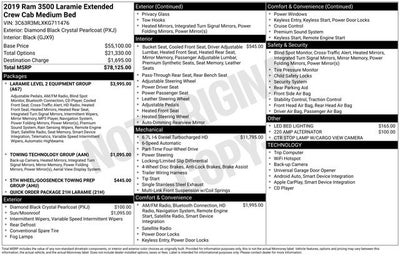 2019 RAM 3500 Laramie