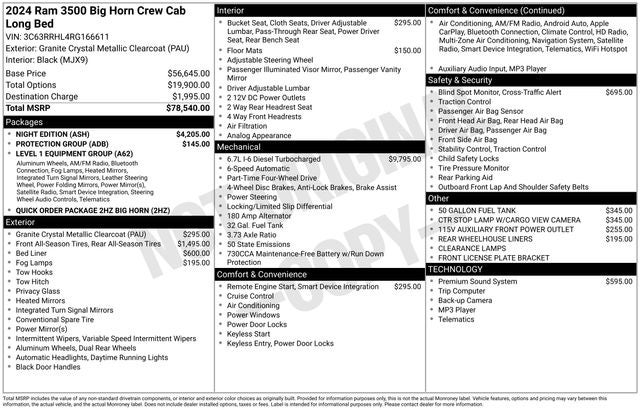 2024 RAM 3500 Big Horn