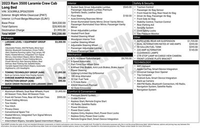 2023 RAM 3500 Laramie