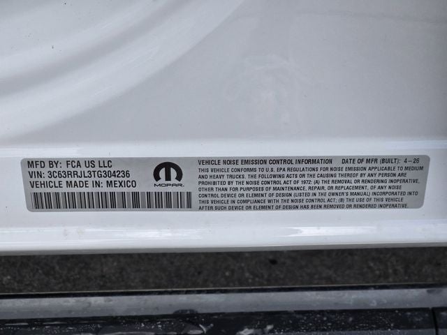 2026 RAM 3500 Laramie