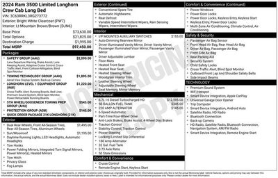 2024 RAM 3500 Limited Longhorn