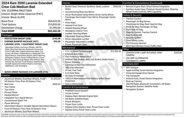 2024 RAM 3500 Laramie