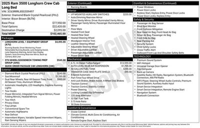 2025 RAM 3500 Limited
