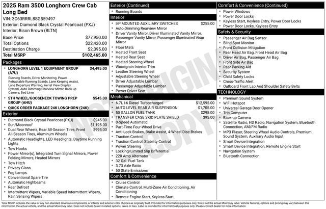 2025 RAM 3500 Limited