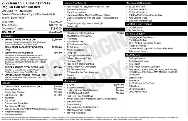 2022 RAM 1500 Classic Express