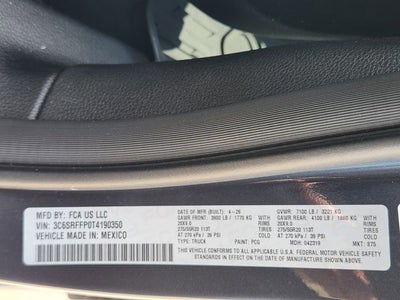2026 RAM 1500 Big Horn/Lone Star