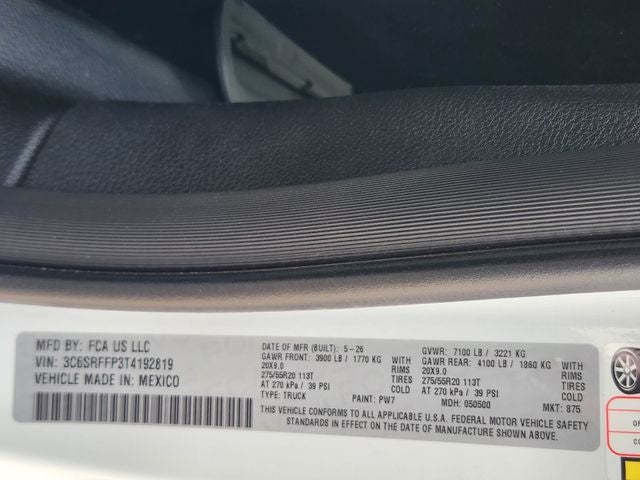 2026 RAM 1500 Big Horn/Lone Star