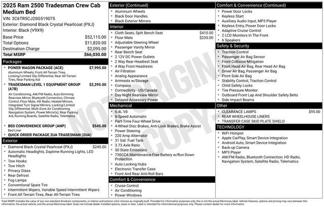 2025 RAM 2500 Tradesman