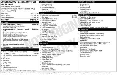 2025 RAM 2500 Tradesman