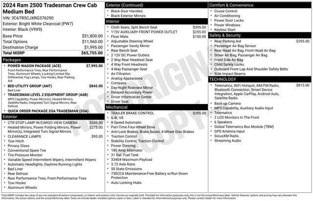 2024 RAM 2500 Tradesman