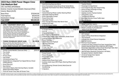 2023 RAM 2500 Power Wagon