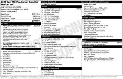 2025 RAM 2500 Tradesman