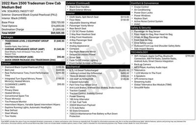 2022 RAM 2500 Tradesman