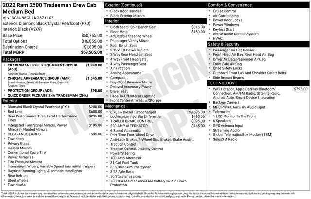 2022 RAM 2500 Tradesman