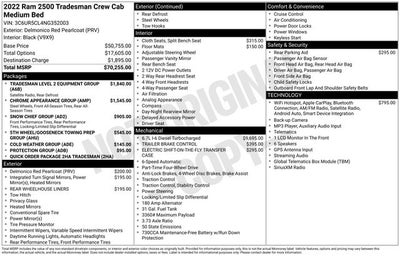 2022 RAM 2500 Tradesman