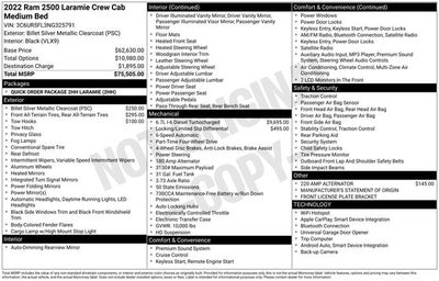 2022 RAM 2500 Laramie