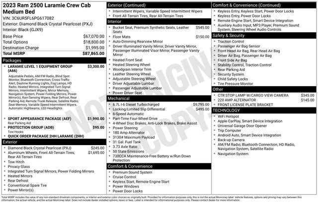 2023 RAM 2500 Laramie