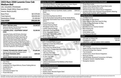 2023 RAM 2500 Laramie