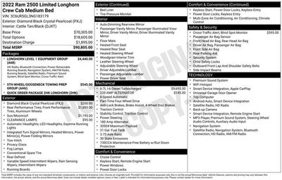 2022 RAM 2500 Longhorn