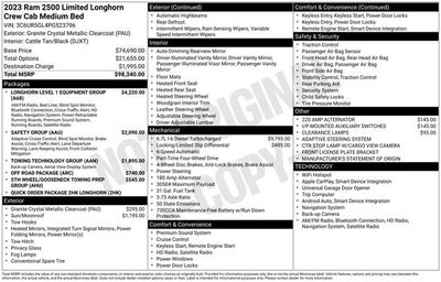 2023 RAM 2500 Longhorn