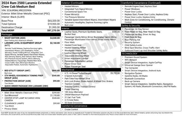 2024 RAM 2500 Laramie