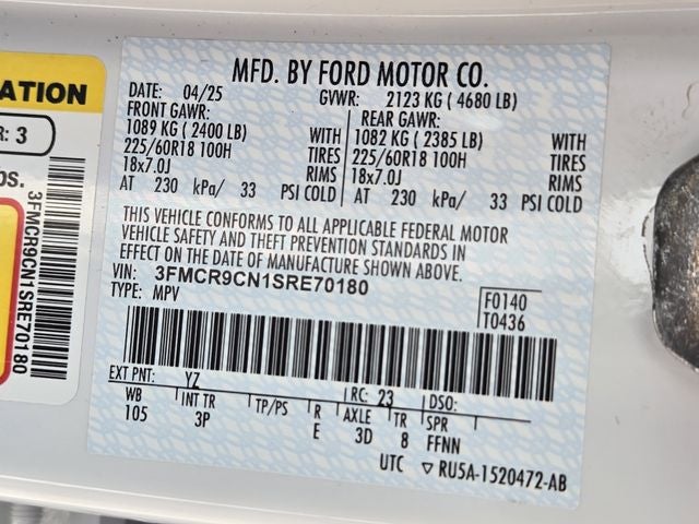 2025 Ford Bronco Sport Outer Banks