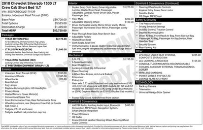 2018 Chevrolet Silverado 1500 LT LT1