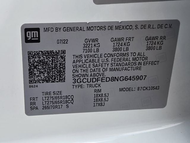 2022 Chevrolet Silverado 1500 LT Trail Boss