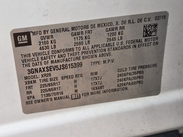 2018 Chevrolet Equinox LT