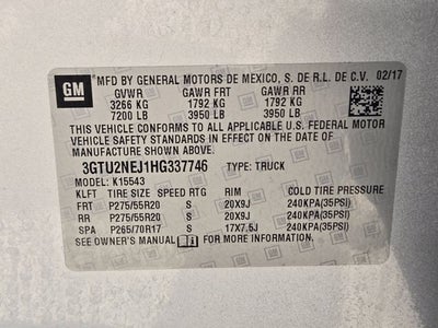 2017 GMC Sierra 1500 SLT