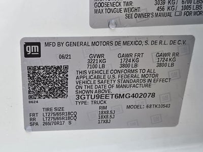 2021 GMC Sierra 1500 AT4