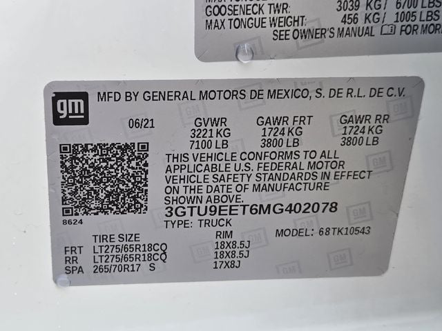 2021 GMC Sierra 1500 AT4