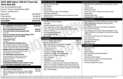 2023 GMC Sierra 1500 SLT