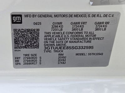 2025 GMC Sierra 1500 AT4