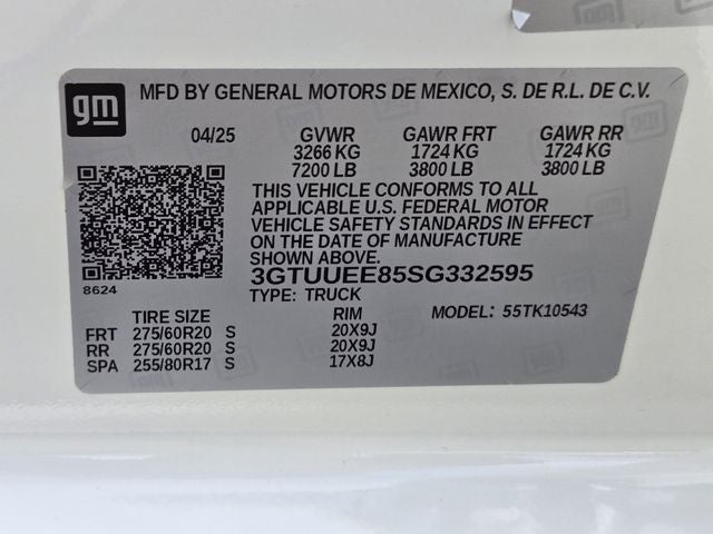 2025 GMC Sierra 1500 AT4