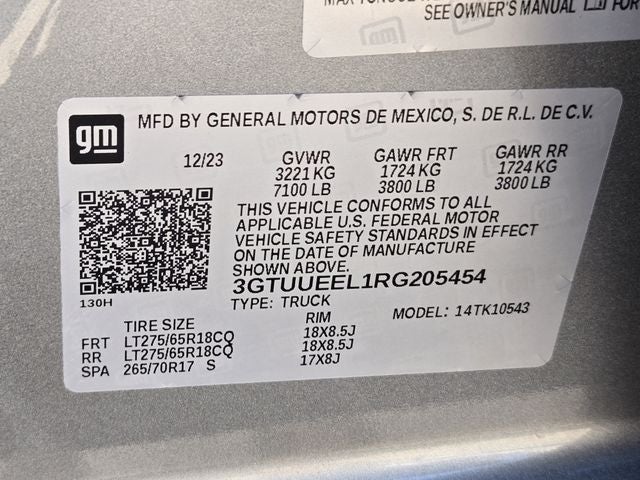 2024 GMC Sierra 1500 AT4