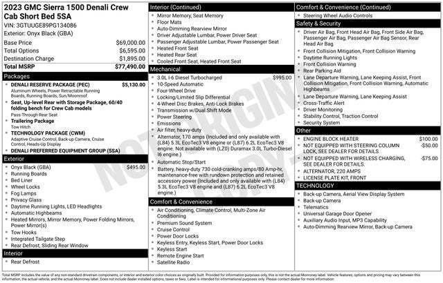 2023 GMC Sierra 1500 Denali