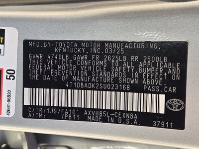 2025 Toyota Camry LE