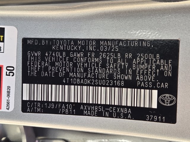 2025 Toyota Camry LE