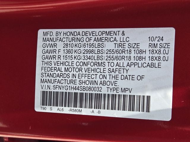 2025 Honda Pilot EX-L