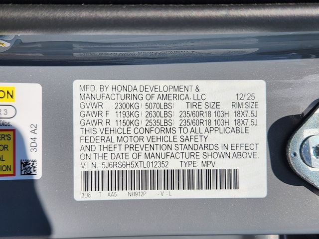 2026 Honda CR-V Hybrid Sport