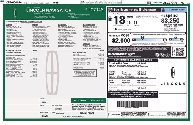 2018 Lincoln Navigator L Reserve