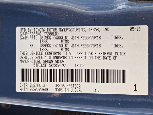 2019 Toyota Tundra SR5